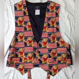 Fourth Of July Teddy Bear Vest